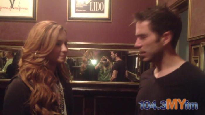 1043 MYfm\'s Ty Bentli with Demi Lovato in LA 0321