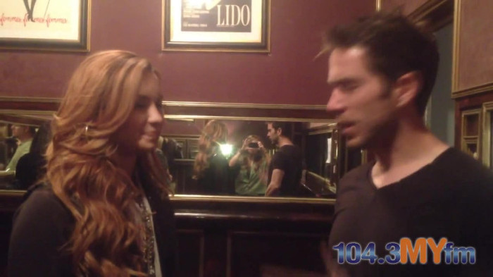 1043 MYfm\'s Ty Bentli with Demi Lovato in LA 0322