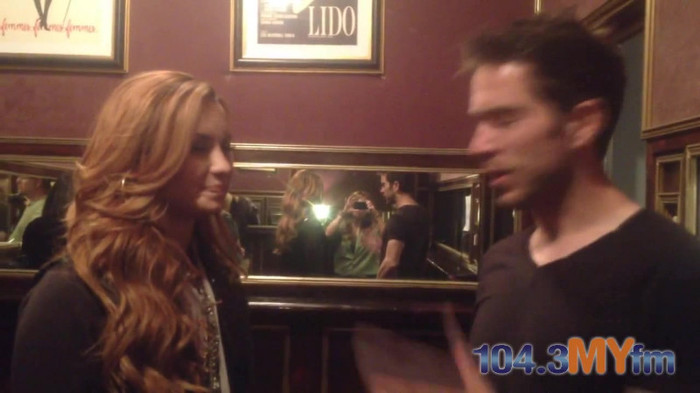 1043 MYfm\'s Ty Bentli with Demi Lovato in LA 0324