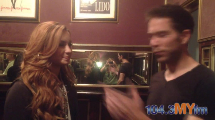 1043 MYfm\'s Ty Bentli with Demi Lovato in LA 0326