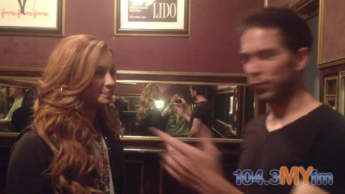 1043 MYfm\'s Ty Bentli with Demi Lovato in LA 0327