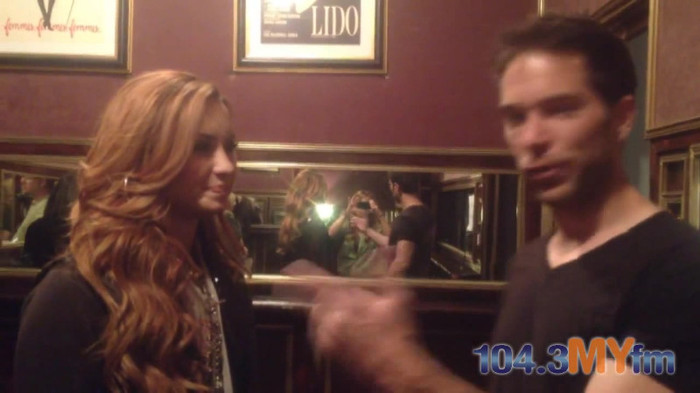 1043 MYfm\'s Ty Bentli with Demi Lovato in LA 0330
