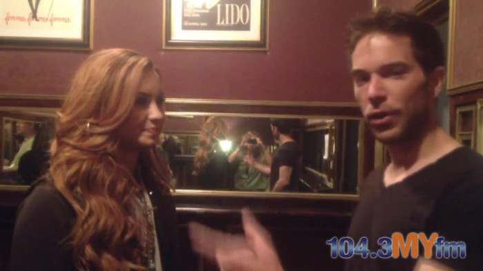 1043 MYfm\'s Ty Bentli with Demi Lovato in LA 0334