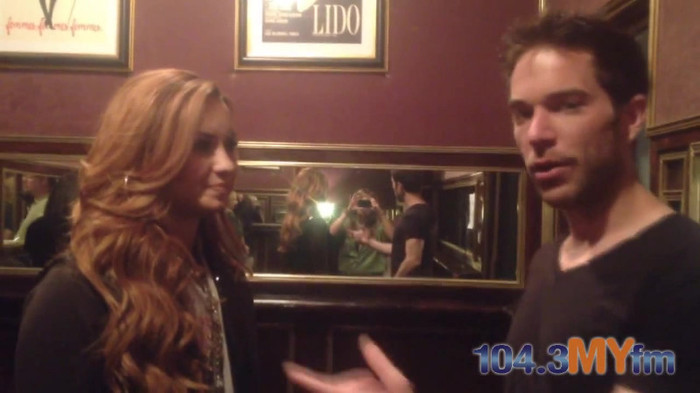 1043 MYfm\'s Ty Bentli with Demi Lovato in LA 0336
