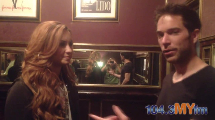 1043 MYfm\'s Ty Bentli with Demi Lovato in LA 0337