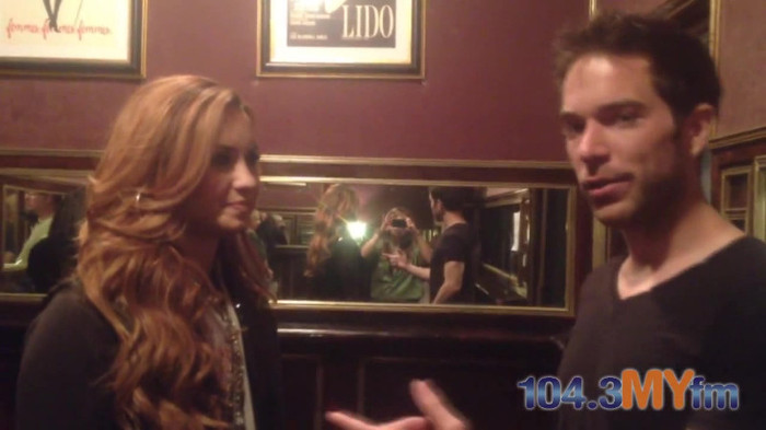 1043 MYfm\'s Ty Bentli with Demi Lovato in LA 0339