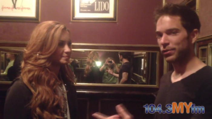 1043 MYfm\'s Ty Bentli with Demi Lovato in LA 0340