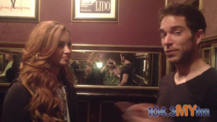 1043 MYfm\'s Ty Bentli with Demi Lovato in LA 0345