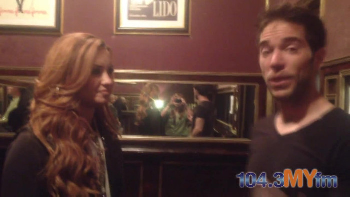 1043 MYfm\'s Ty Bentli with Demi Lovato in LA 0349