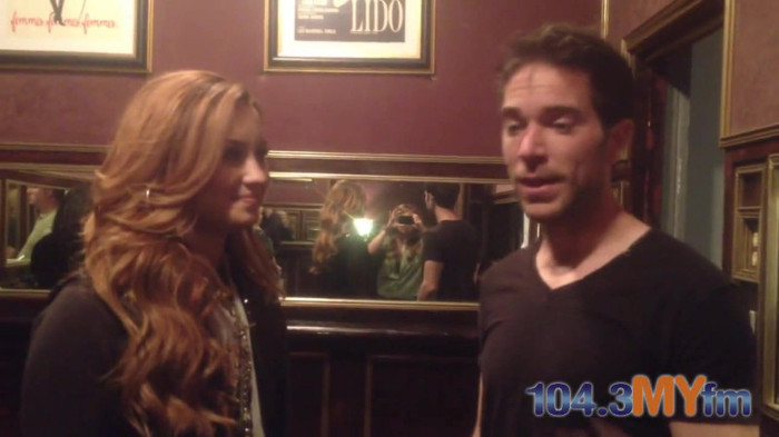 1043 MYfm\'s Ty Bentli with Demi Lovato in LA 0390