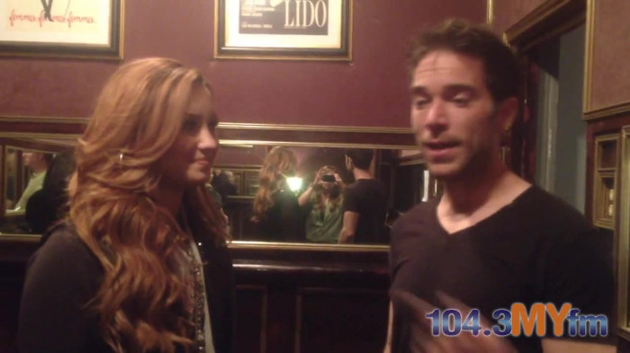 1043 MYfm\'s Ty Bentli with Demi Lovato in LA 0392