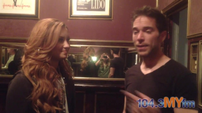 1043 MYfm\'s Ty Bentli with Demi Lovato in LA 0394