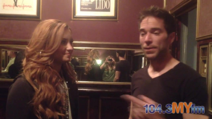 1043 MYfm\'s Ty Bentli with Demi Lovato in LA 0395