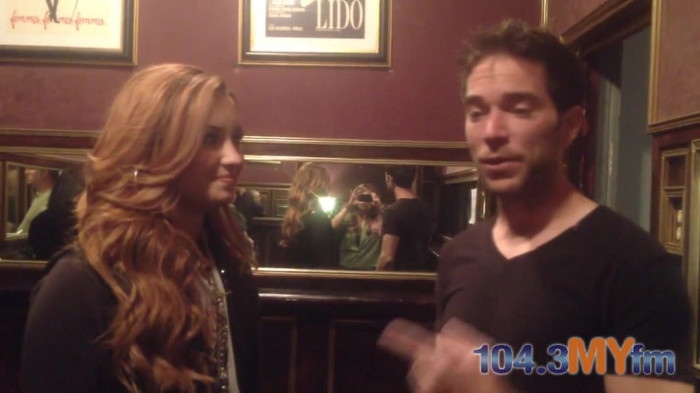 1043 MYfm\'s Ty Bentli with Demi Lovato in LA 0398