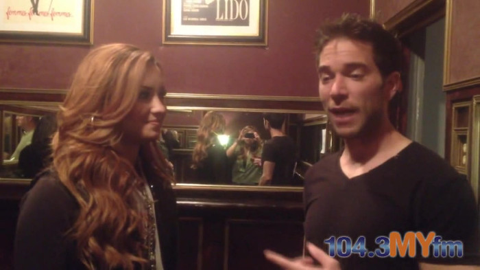 1043 MYfm\'s Ty Bentli with Demi Lovato in LA 0404