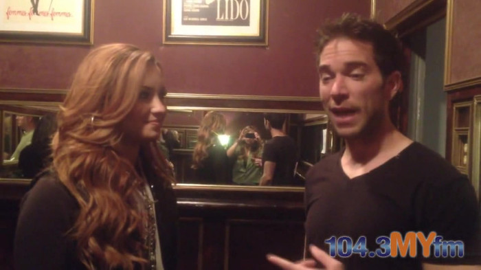 1043 MYfm\'s Ty Bentli with Demi Lovato in LA 0405