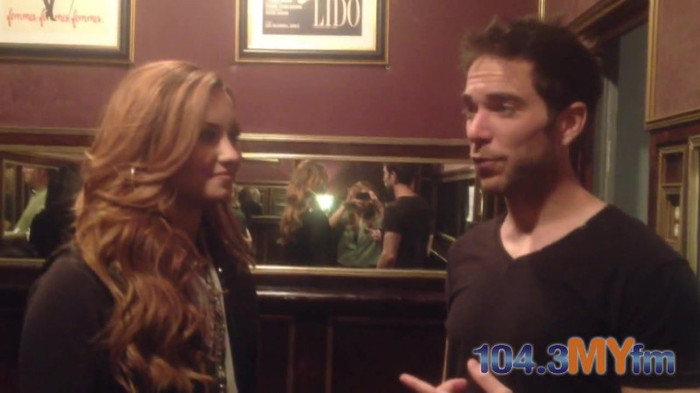 1043 MYfm\'s Ty Bentli with Demi Lovato in LA 0419