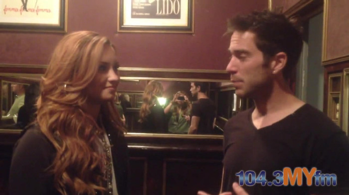 1043 MYfm\'s Ty Bentli with Demi Lovato in LA 0426