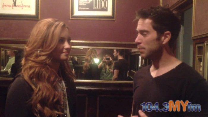 1043 MYfm\'s Ty Bentli with Demi Lovato in LA 0428