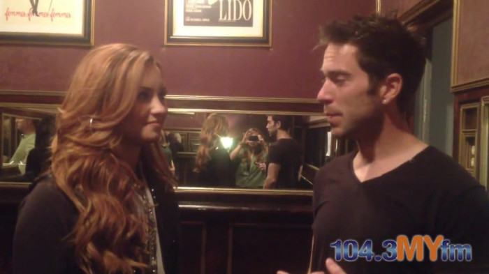 1043 MYfm\'s Ty Bentli with Demi Lovato in LA 0429