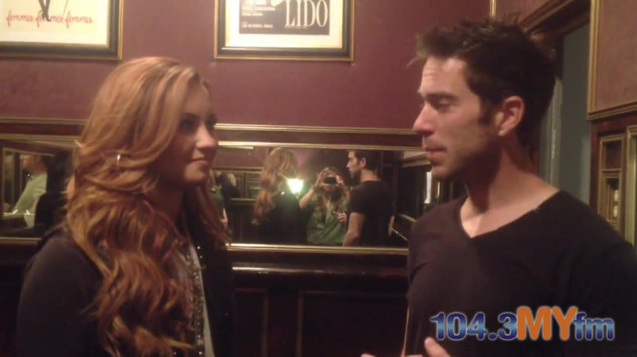 1043 MYfm\'s Ty Bentli with Demi Lovato in LA 0430