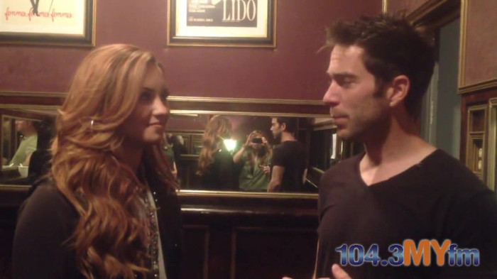 1043 MYfm\'s Ty Bentli with Demi Lovato in LA 0432