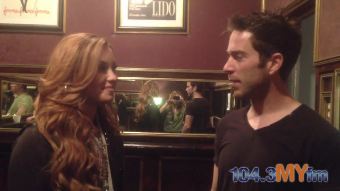 1043 MYfm\'s Ty Bentli with Demi Lovato in LA 0460 - Demi - 1043 MYfm Ty Bentli