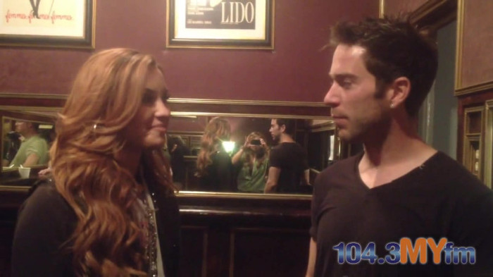 1043 MYfm\'s Ty Bentli with Demi Lovato in LA 0461 - Demi - 1043 MYfm Ty Bentli