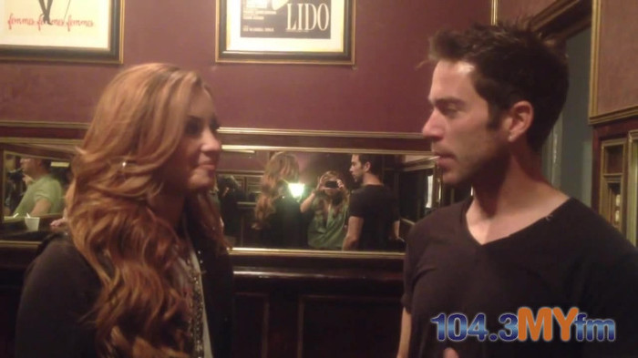1043 MYfm\'s Ty Bentli with Demi Lovato in LA 0468 - Demi - 1043 MYfm Ty Bentli