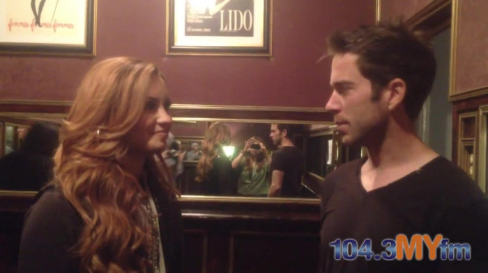 1043 MYfm\'s Ty Bentli with Demi Lovato in LA 0537 - Demi - 1043 MYfm Ty Bentli Part oo1