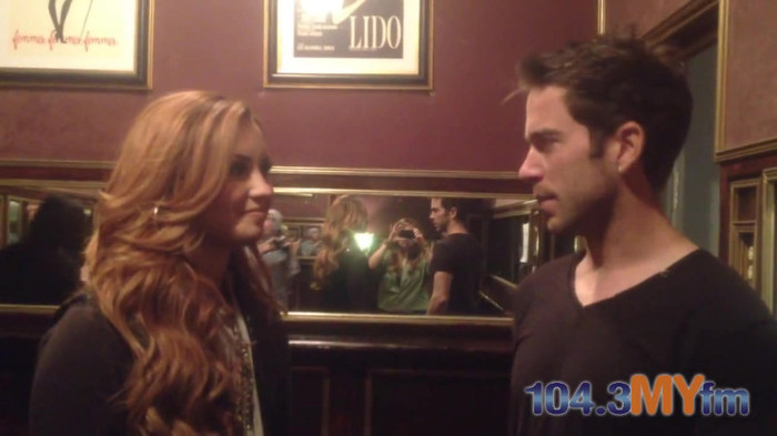 1043 MYfm\'s Ty Bentli with Demi Lovato in LA 0539 - Demi - 1043 MYfm Ty Bentli Part oo1