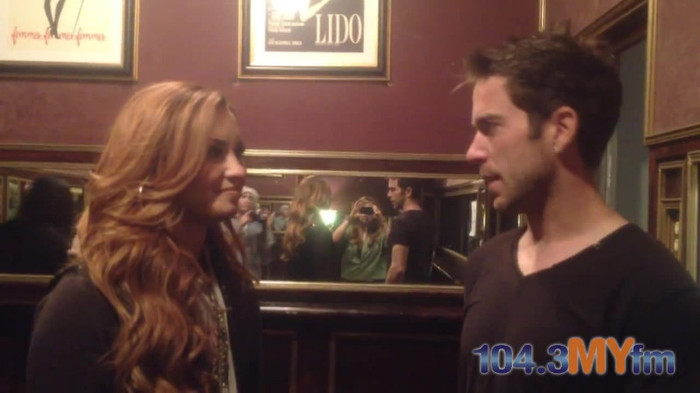 1043 MYfm\'s Ty Bentli with Demi Lovato in LA 0542 - Demi - 1043 MYfm Ty Bentli Part oo1