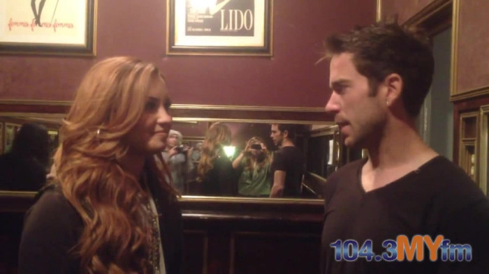 1043 MYfm\'s Ty Bentli with Demi Lovato in LA 0543 - Demi - 1043 MYfm Ty Bentli Part oo1