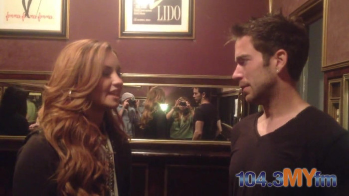 1043 MYfm\'s Ty Bentli with Demi Lovato in LA 0554 - Demi - 1043 MYfm Ty Bentli Part oo1