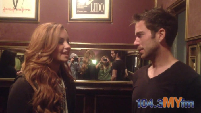 1043 MYfm\'s Ty Bentli with Demi Lovato in LA 0555 - Demi - 1043 MYfm Ty Bentli Part oo1