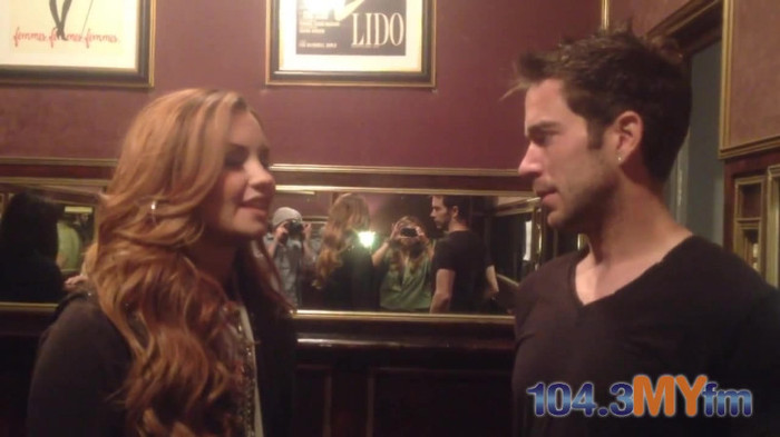 1043 MYfm\'s Ty Bentli with Demi Lovato in LA 0558 - Demi - 1043 MYfm Ty Bentli Part oo1