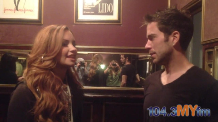 1043 MYfm\'s Ty Bentli with Demi Lovato in LA 0560 - Demi - 1043 MYfm Ty Bentli Part oo1