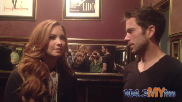 1043 MYfm\'s Ty Bentli with Demi Lovato in LA 0579 - Demi - 1043 MYfm Ty Bentli Part oo1