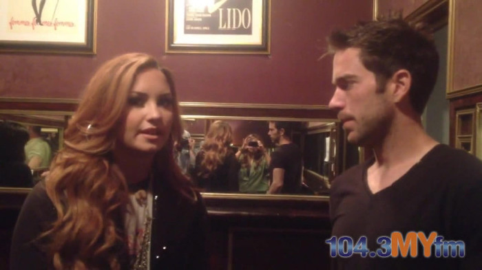 1043 MYfm\'s Ty Bentli with Demi Lovato in LA 0584 - Demi - 1043 MYfm Ty Bentli Part oo1