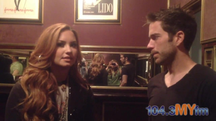 1043 MYfm\'s Ty Bentli with Demi Lovato in LA 0590 - Demi - 1043 MYfm Ty Bentli Part oo1