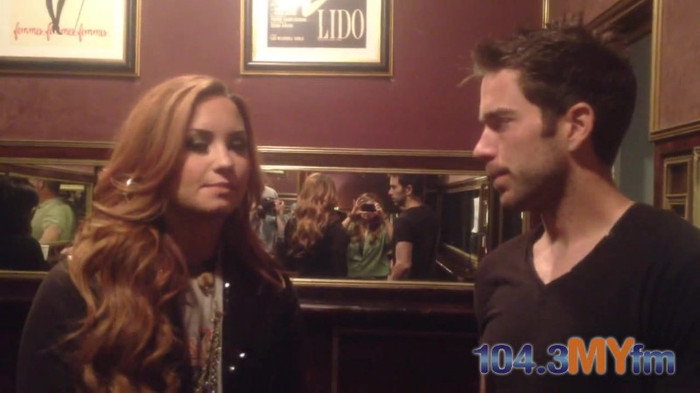 1043 MYfm\'s Ty Bentli with Demi Lovato in LA 0595 - Demi - 1043 MYfm Ty Bentli Part oo1