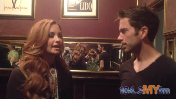 1043 MYfm\'s Ty Bentli with Demi Lovato in LA 0604 - Demi - 1043 MYfm Ty Bentli Part oo1