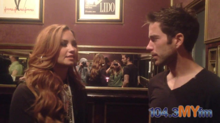 1043 MYfm\'s Ty Bentli with Demi Lovato in LA 0609 - Demi - 1043 MYfm Ty Bentli Part oo1