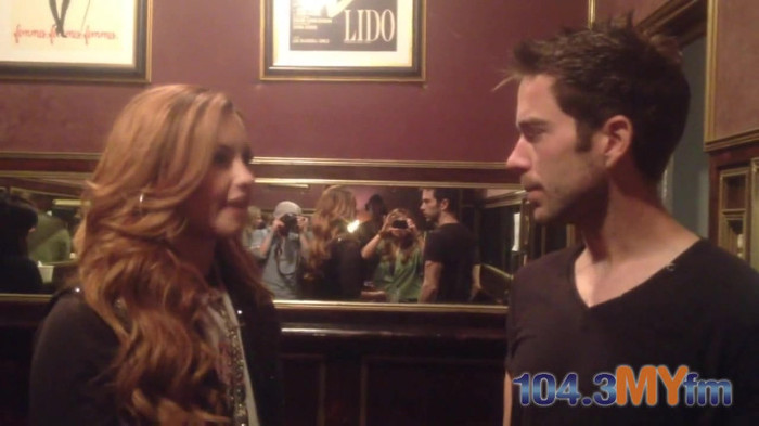 1043 MYfm\'s Ty Bentli with Demi Lovato in LA 0629