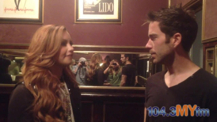 1043 MYfm\'s Ty Bentli with Demi Lovato in LA 0631