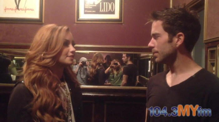 1043 MYfm\'s Ty Bentli with Demi Lovato in LA 0638