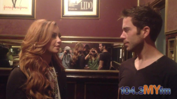 1043 MYfm\'s Ty Bentli with Demi Lovato in LA 0640