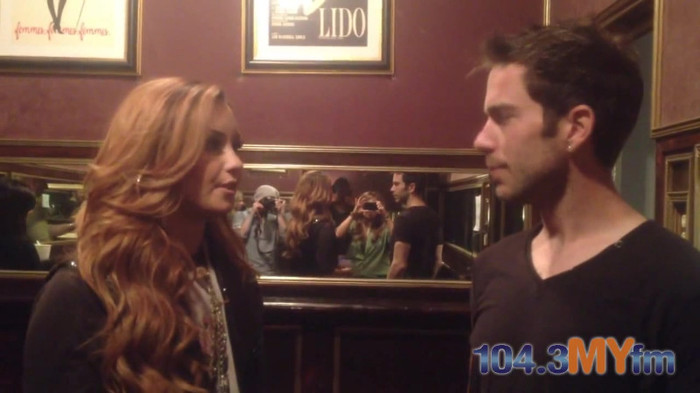 1043 MYfm\'s Ty Bentli with Demi Lovato in LA 0643