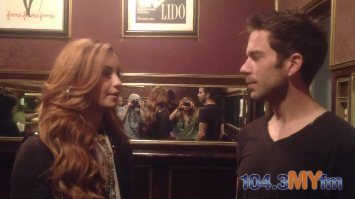 1043 MYfm\'s Ty Bentli with Demi Lovato in LA 0646