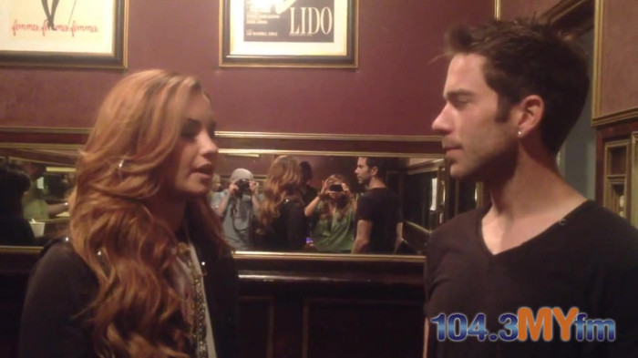 1043 MYfm\'s Ty Bentli with Demi Lovato in LA 0649